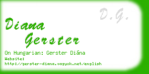 diana gerster business card